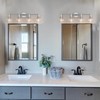 Espird 4 Lights Bathroom Vanity Light Fixtures Chrome, Bathroom Lights