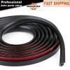 Gearzaar Car Front Windshield Panel Rubber Seal Strip Sealed Moulding