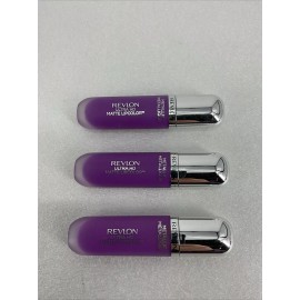 Revlon 3 PACK Revlon Metallic Ultra HD Matte Liquid Lipcolor Lipstick 710 HD Dazzle NEW