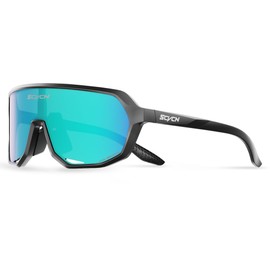 SCVCN Polarized Cycling Glasses UV400 Protection Sports Sunglasses Men Women For MTB Biking Goggles Riding BMX Fishing Running Golf Driving Football Softball and other outdoor sports 503