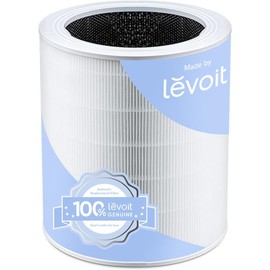 LEVOIT Core 600S-P Air Purifier 3-in-1 Replacement Filter, Supports HEPA Sleep Mode, Core600S-RF, 1 Pack, White