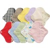 Syto Koton Japanese Cloth Napkins, Petite Panty Liners, 10 Count