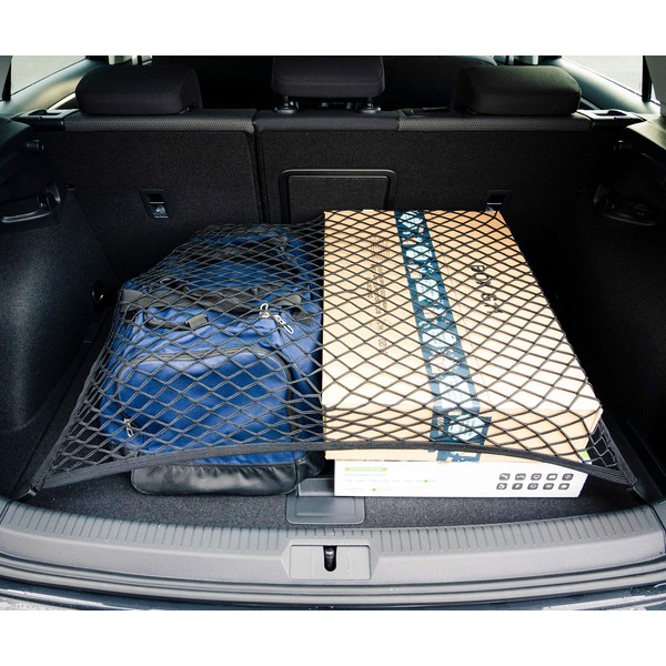 Vicera Boot Car Luggage Net with Robust Hooks, for Organising