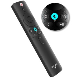 aarooGo Remote Control for Apple TV 4K / HD Players w/TV Home & Volume Buttons Support Soundbar A-Pods & H-Pod & Mini
