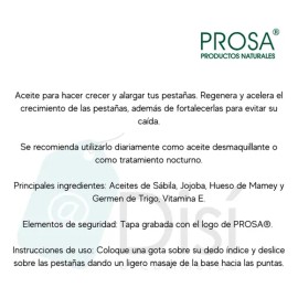 5 Pack Aceite Crece Pestañas 15 Ml Prosa 4 En Uno                                                                                                     