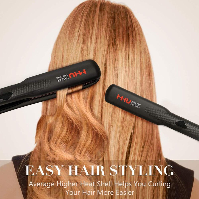 Professional Hair Straightener 2 in 1 Dual Voltage Curling Iron