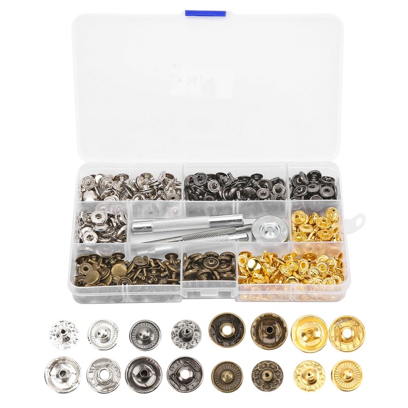 Sewing Buttons Practical Lightweight Iron Snaps Replaceable Clothes Decoration for
