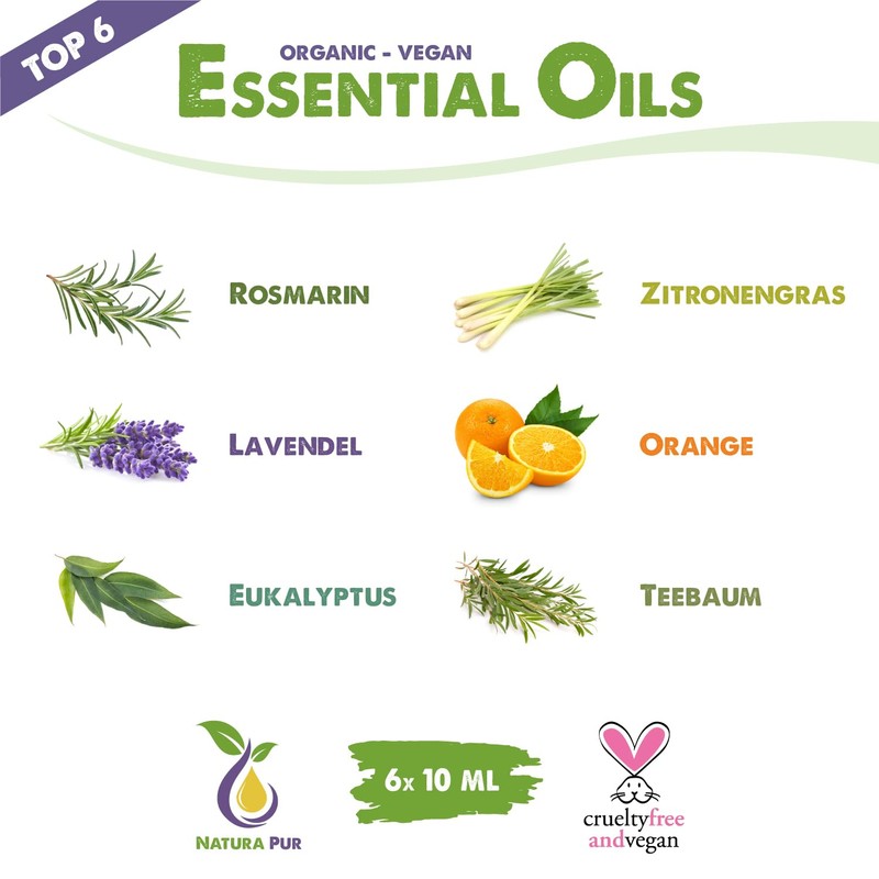 Natura Pur Organic and Pure Essential Oil Set