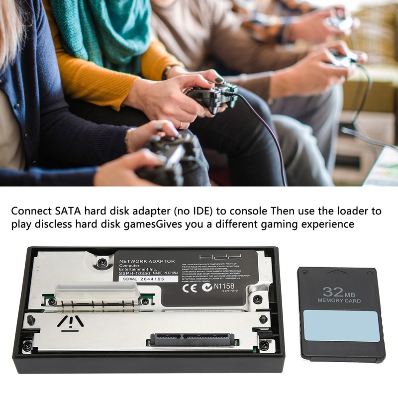 Game Hard Disk Adapter SATA Interface Network Adapter with 32MB