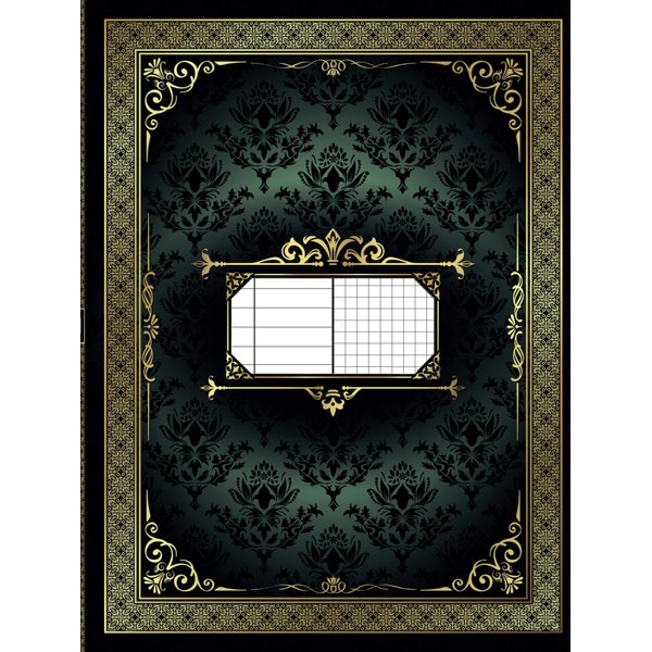 RPG Mixed Paper Notebook: College Ruled and Square Graph Pages: