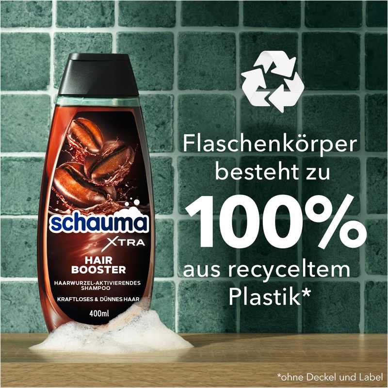 Schauma Caffeine Shampoo Hair Booster (400 ml), Hair Shampoo Helps