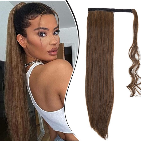 Dcbaboo Ponytail Extension, Ponytail Hairpiece, Braid Extensions, Straight, Long, 60