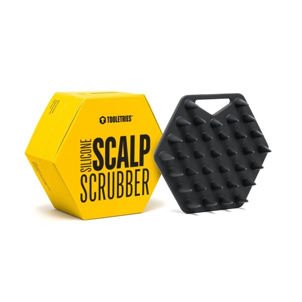 TOOLETRIES Scalp Scrubber - Silicone Exfoliating Hair Scrubber for Men,