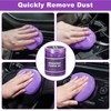 Viewsun Windshield Cleaner Tool, 17Pcs Purple Car Interior Cleaning Kit,