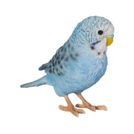 Oubia Blue Buddy Parrot 4.7 x 1.4 x 3.1 inches (12 x 3.5 x 7.8 cm) Doll Figurine Figurine Animal Garden Decoration Bird H23350-1