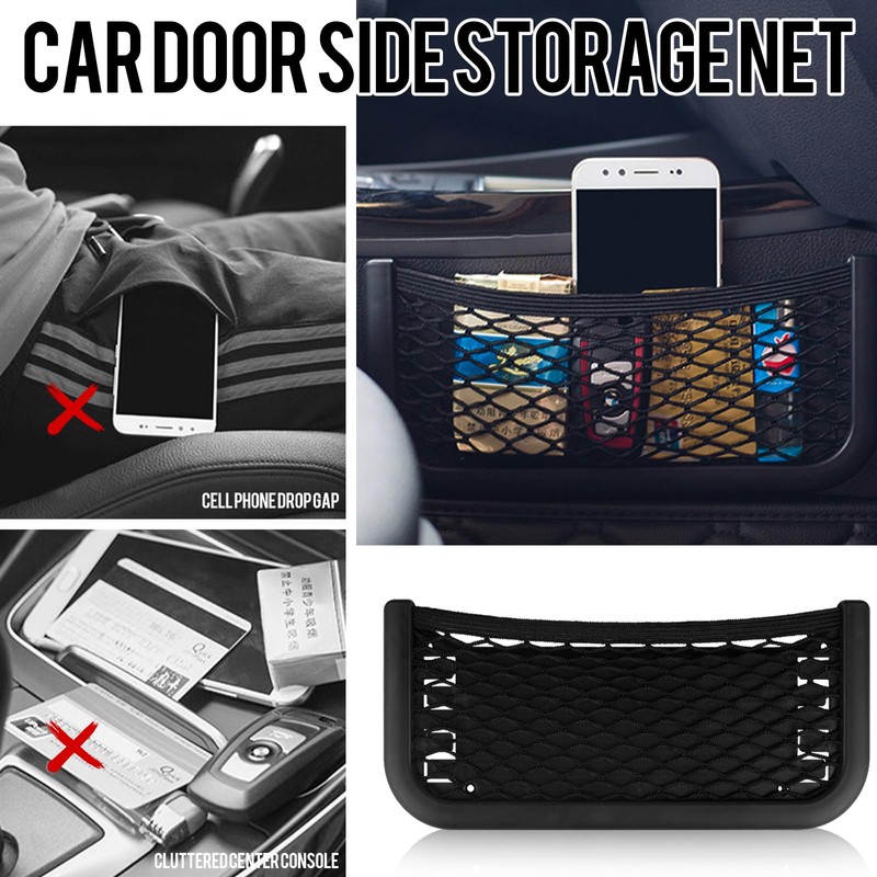 Storage Nets for Campervans, 2 Pcs Universal Car Mesh Storage