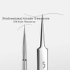 Professional Facial Blackhead Remover Tweezers,3Pcs Precision Pimple Popper Tool Kit