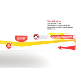 KUREHA Krewrap Plastic Cling Wrap, Pack of 3, 65 sq ft. Per Roll, Clear