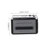 Operitacx High Fidelity Portable USB Cassette Tape Converter Compact Music