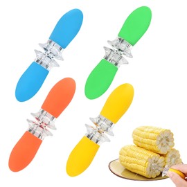 10 pieces/5 pairs stainless steel corn on the cob holder, corn on the cob needle, corn on the cob skewers, corn holder, corn on the cob holder made of stainless steel, for BBQ, home, cooking, barbecue