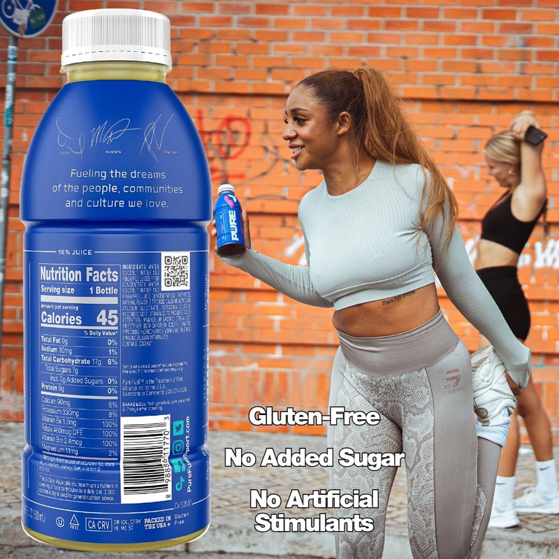 Pure Fuel Hydration Drinks Tropical Torrent - Plant-Based Healthy Electrolyte