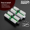 rhinocables RJ45 Cat 5 Gigabit Inline Punchdown Krone Coupler Joiner