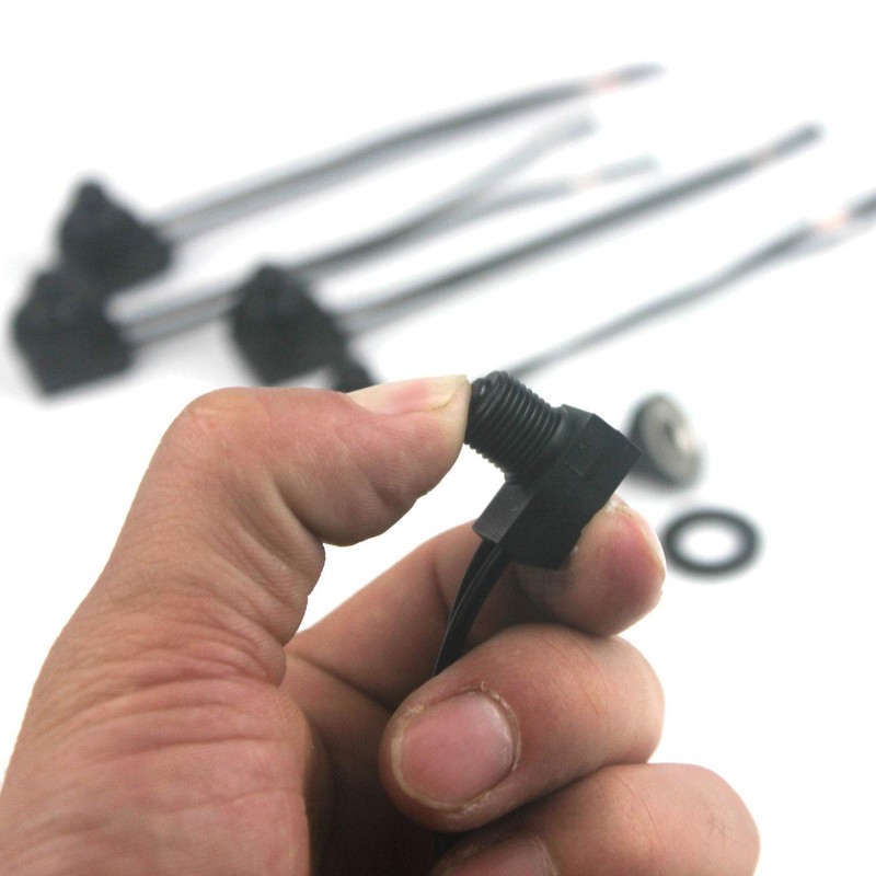 Aoowei Push-Button On-Off Switch Waterproof, 12V Single Pole Push-Button Switch