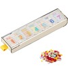 Weekly Pill Box 7 Day, Tablet Organiser for Travel– 7