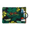 Mini Lightweight Pouch Wallet - Zippered w/Key Ring, Tropical, Mini