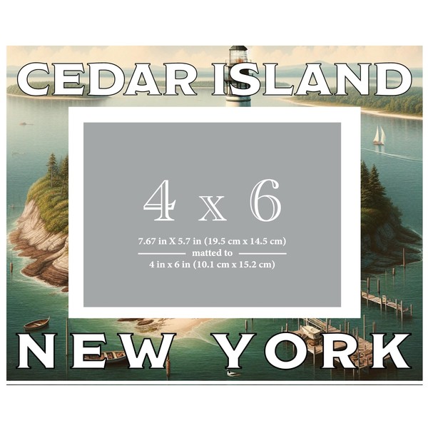 R and R Imports Cedar Island New York Souvenir Wooden