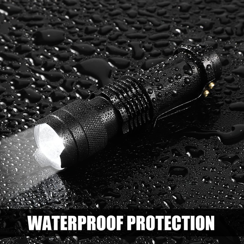 Fumete 20 Pieces LED Flashlight Mini 3 Mode Tactical Torch