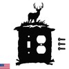 Buck Deer in Woods Single Toggle Light Switch & Single