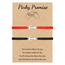 VU100 Partner Bracelet Gift for Couples Couples Bracelet Couple Bracelet Kabbalah Lucky Amulet Bracelet Valentine's Day Christmas Birthday Gift for Boyfriend Girlfriend Husband Wife Friends Family,