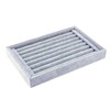 lyrlody Velvet 8 Slots Ring Earrings Display Case Trays Holder