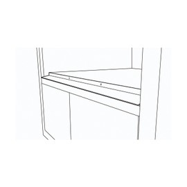 SHARP 24 inch Flush Mount Deflector Vent Kit in Stainless Steel