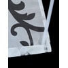 ESLIR Sliding Curtains, Burnout Panel Curtains, Set of 2 Curtains