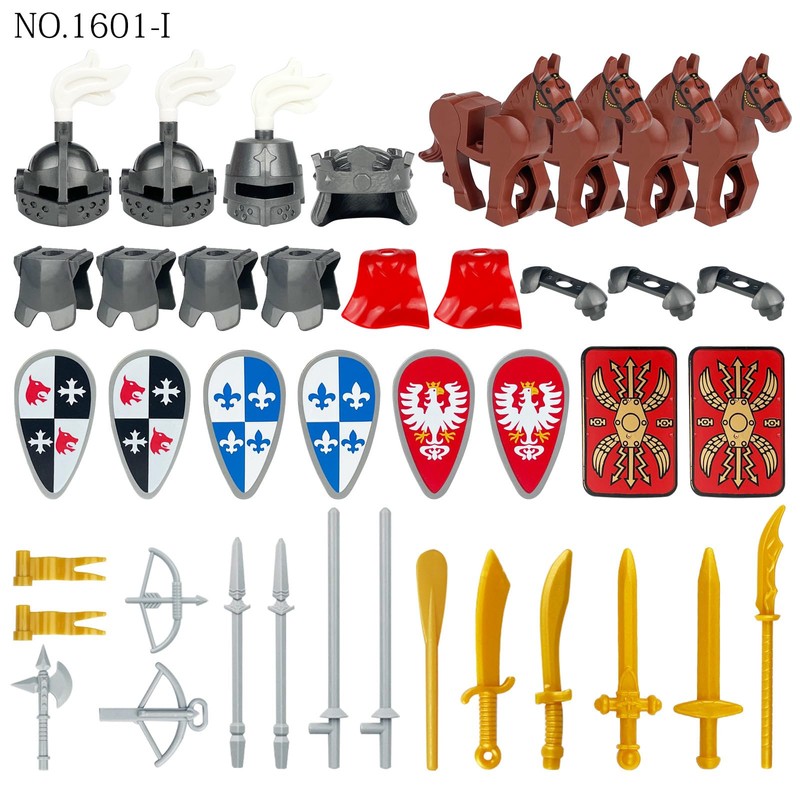 TRavesty Weapon Pack for Mini Figures, Medieval Knight Weapon Package