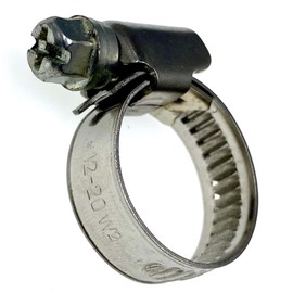 W4 Stainless Steel Hoseclip (Pack of 2) - Silver, 12-22mm