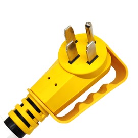 Parkworld NEMA 14-50 Extension Cord for RV Hookup and EV Charger, 4-Prong, 50 AMP, 125/250 Volts, 12500 Watts (15FT)