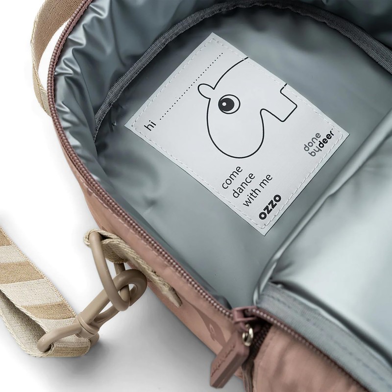 Done by Deer Insulated Kids Lunch Bag, pink