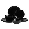 Dinnerware Sets for 6, LaGlint 18 Pieces Opal Glass Plates