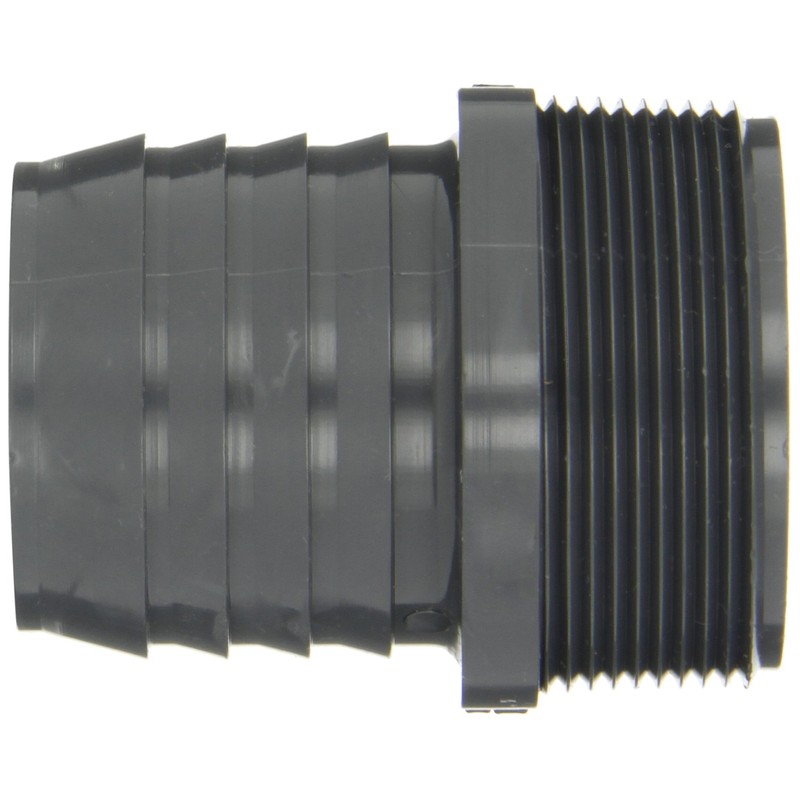 Spears 1436 Series PVC Tube Fitting, Adapter, Schedule 40, Gray,