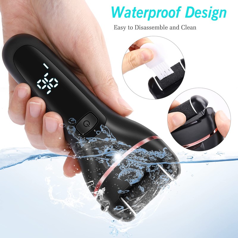 Electric Callus Remover for Feet, 2 Speed Electric Foot File,