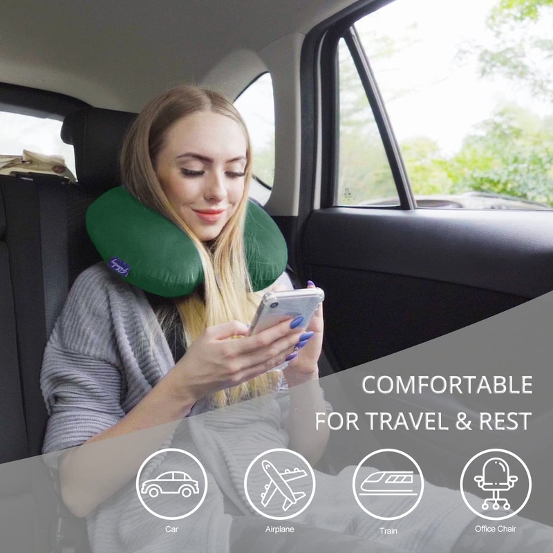 Neck Pillow for Travel Memory Foam - Travel Pillows for