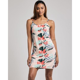 Real Essentials 3 Pack: Women's Cami Sleeveless Slip On Night Gown - Chemise Nightgown for Women (Available in Plus Size), Set 1, 2X