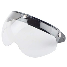 Helmet visor Universal 3 push button Windproof sun protection Half-face retro motorcycle helmet Visor for motorcycle helmet