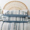 La Sheer Washed Cotton Full Size Duvet Cover Set -