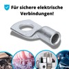 Cembre A3-M8 Tube Cable Lug 16 mm² M8 Uninsulated Tin-Plated