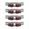 Set of 4 Push-Pull Window Roller, Double Wheel, Sliding Window,