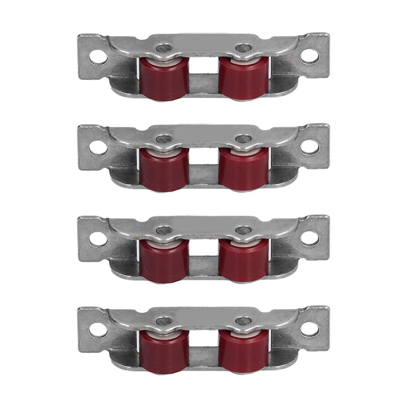 Set of 4 Push-Pull Window Roller, Double Wheel, Sliding Window,